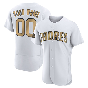 Custom Men's Authentic San Diego Padres White 2022 All-Star Game Jersey
