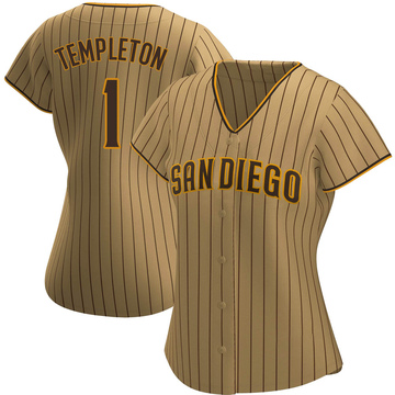 Garry Templeton Women's Replica San Diego Padres Tan/Brown Alternate Jersey