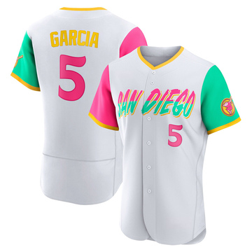 Greg Garcia Men's Authentic San Diego Padres White 2022 City Connect Jersey