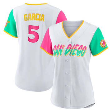 Greg Garcia Women's Authentic San Diego Padres White 2022 City Connect Jersey