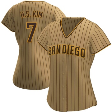 Ha-Seong Kim Women's Replica San Diego Padres Tan/Brown Alternate Jersey
