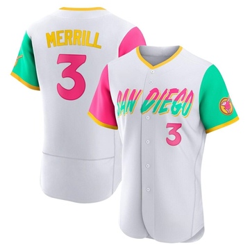 Jackson Merrill Men's Authentic San Diego Padres White 2022 City Connect Jersey