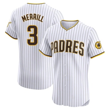 Jackson Merrill Men's Elite San Diego Padres White Home Jersey