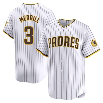 Jackson Merrill Men's Limited San Diego Padres White Home Jersey