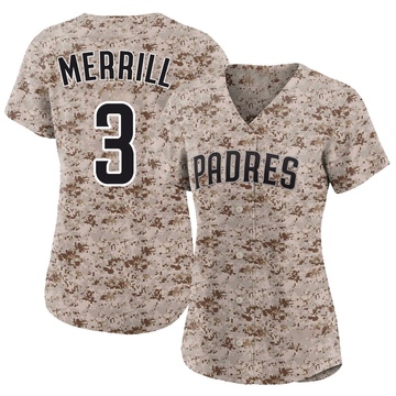 Jackson Merrill Women's Limited San Diego Padres Camo 2nd Alternate Jersey