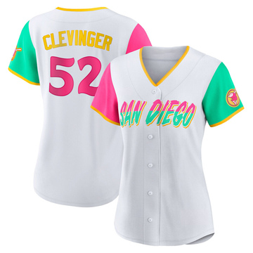 Mike Clevinger Women's Authentic San Diego Padres White 2022 City Connect Jersey