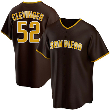 Mike Clevinger Youth Replica San Diego Padres Brown Road Jersey