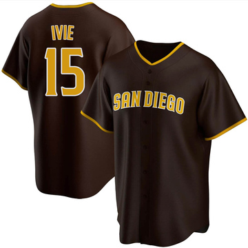 Mike Ivie Youth Replica San Diego Padres Brown Road Jersey