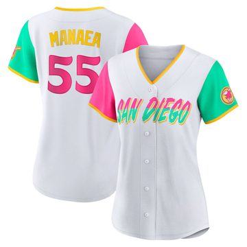 Sean Manaea Women's Authentic San Diego Padres White 2022 City Connect Jersey