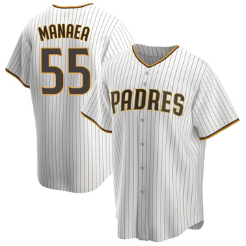 Sean Manaea Youth Replica San Diego Padres White/Brown Home Jersey
